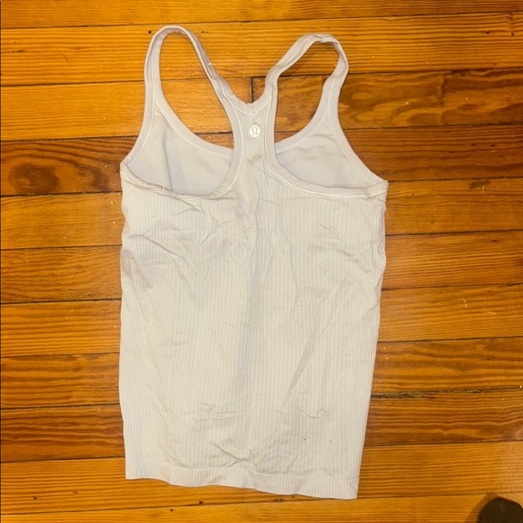 Light gray Ribbed Tank Top - Picture 2 of 2